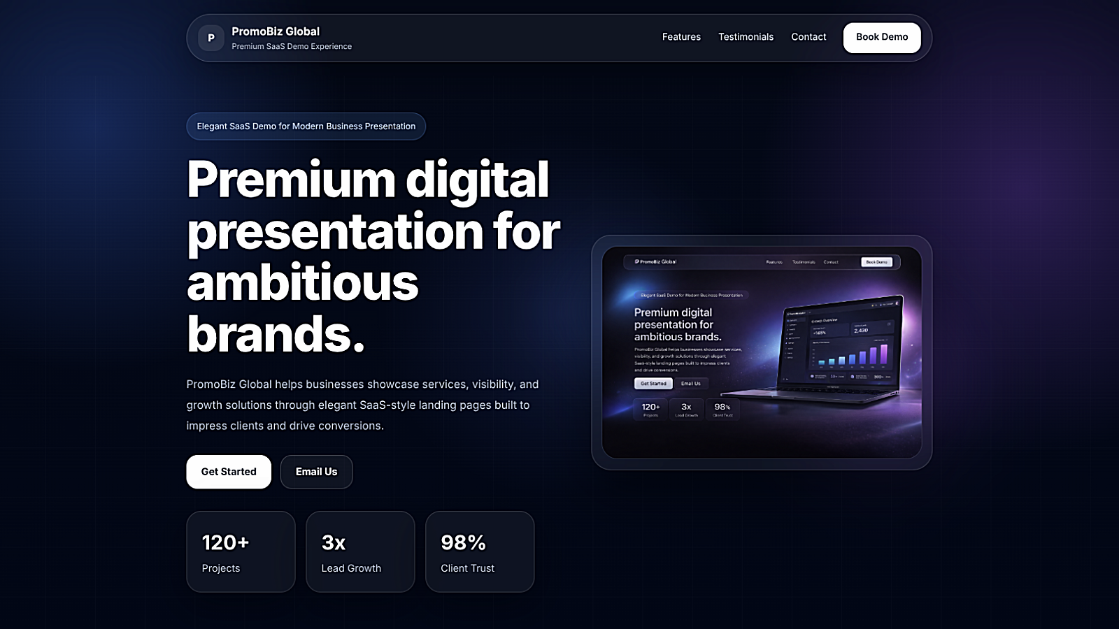 Premium SaaS Demo preview